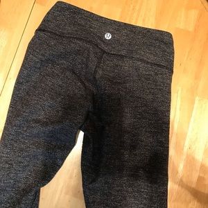 Lululemon wunder under low rise full length grey
